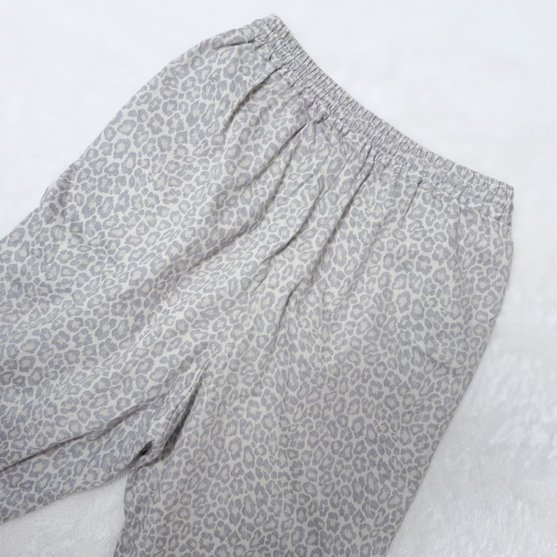 ichi 오네갸루 히메갸루 파스텔 레오파드 호피 와이드 팬츠≽^•⩊•^≼ 상품이미지3