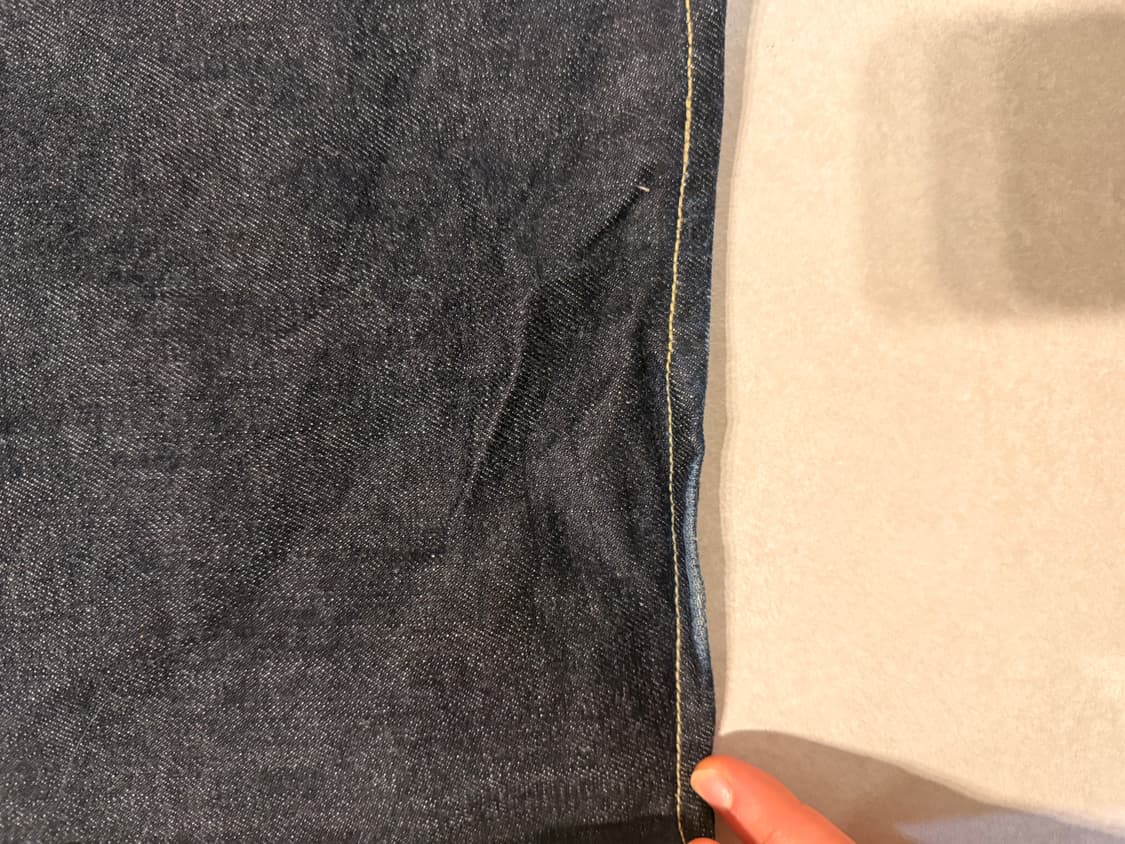 뤠쓰 009 와이드 스트레이트 인디고 32 상품이미지3