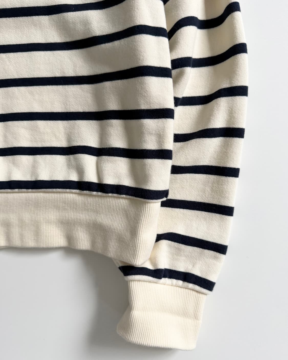 Lacoste 라코스테 아이보리 단가라 하프집업 상품이미지6