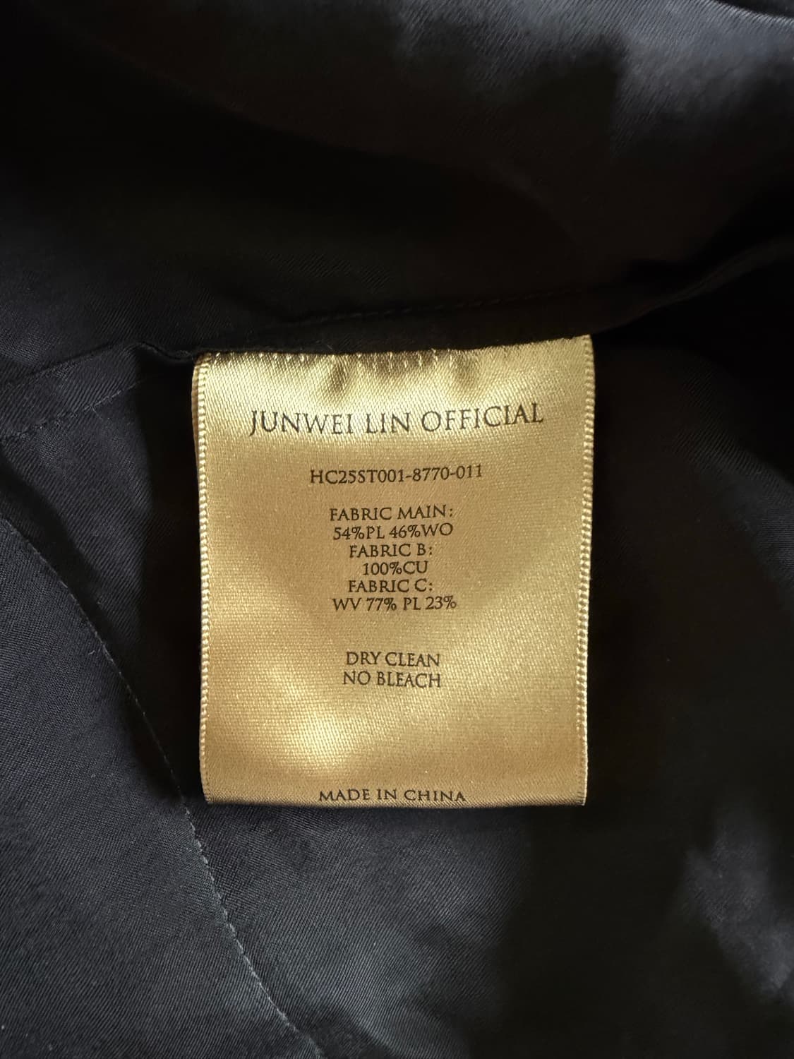 Junwei lin 준웨이린 자켓 상품이미지6