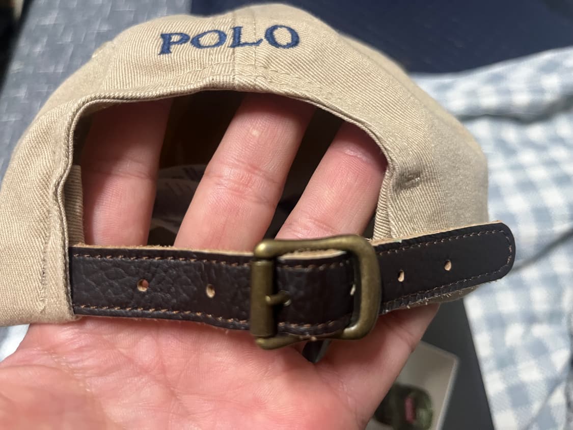 폴로 랄프로렌 가죽스트랩 신형 볼캡 상품이미지3