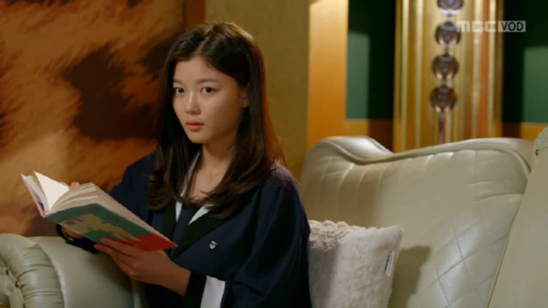 급처상태양호!럭키슈에뜨 김유정 세일러 리본 밑단플리츠 블라우스티 원피스 상품이미지2