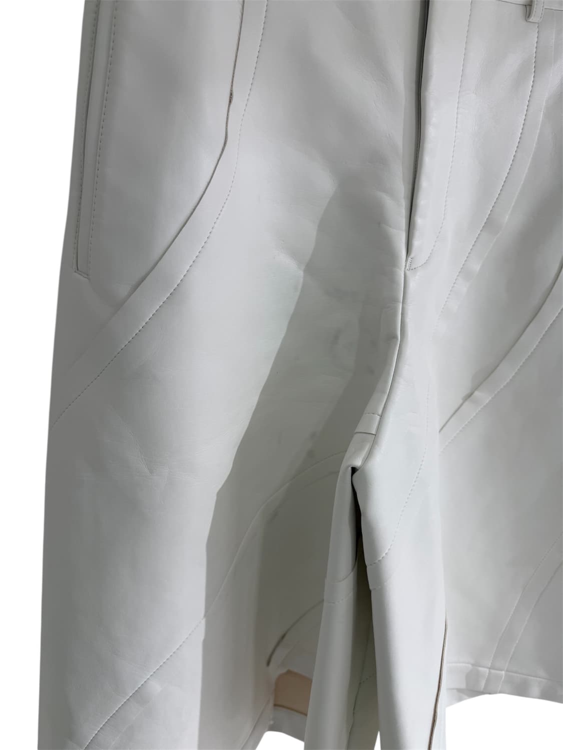 꼼데가르송 옴므 플러스 18AW 런웨이 아방가르드 레더 팬츠 상품이미지4