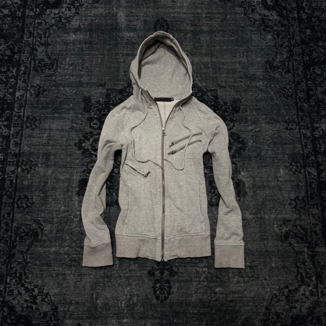 Fuga grey riders multi zip hoodie 상품이미지1