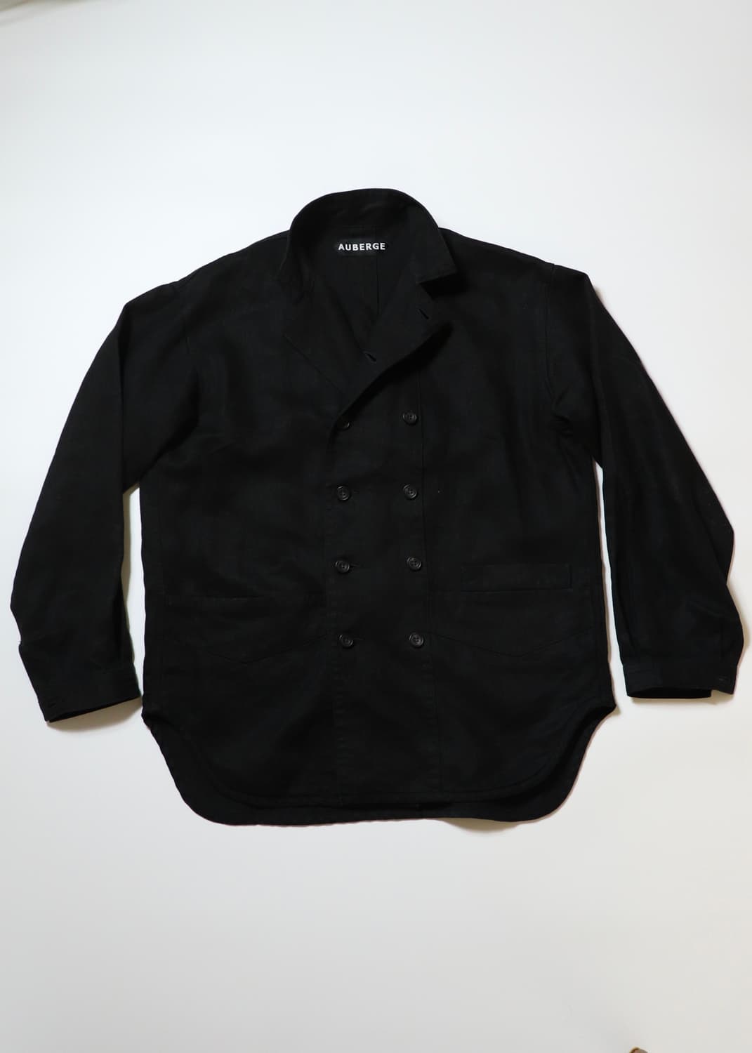 AUBERGE Double-Breasted Linen Shirt Jack 상품이미지1