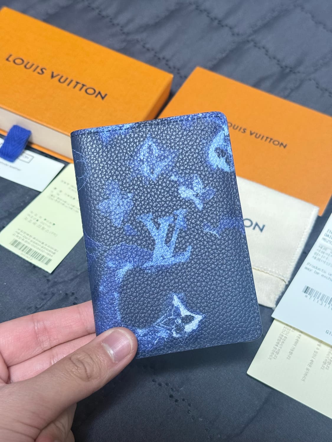 루이비통 이클립스 워터컬러 잉크 오거나이저 카드지갑 상품이미지1