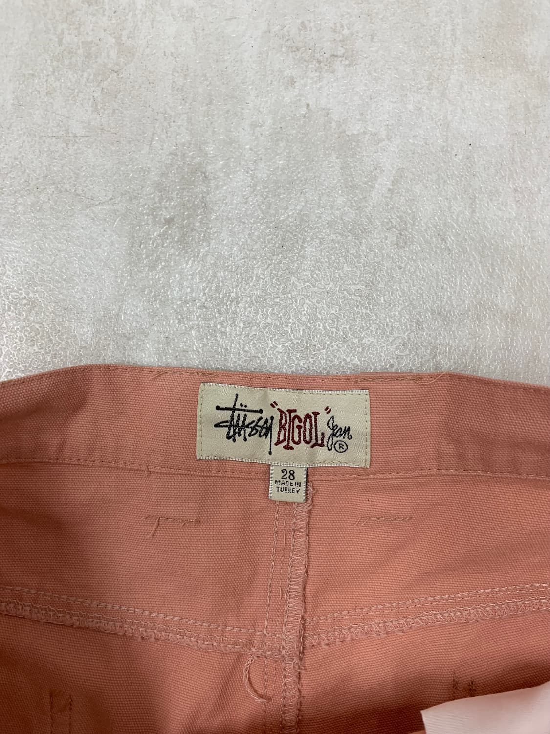 스투시 Bigol 더블니 카펜터 핑크 팬츠 상품이미지3