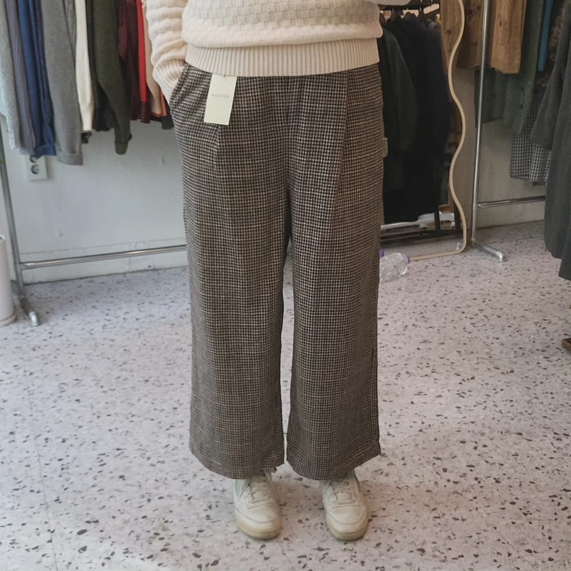 하운드투스체크 울밴딩 슬랙스 상품이미지10