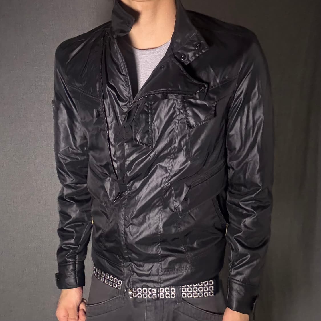 system 사선 포켓 y2k 자켓 상품이미지2