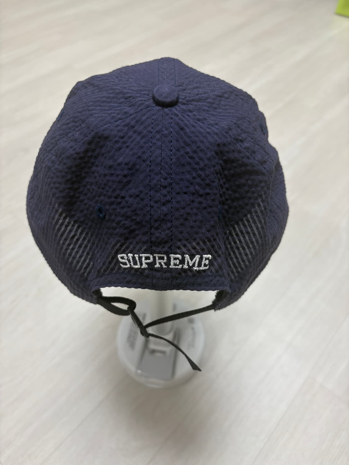 슈프림 시어서커 6 패널 볼캡 네이비 24SS 상품이미지3