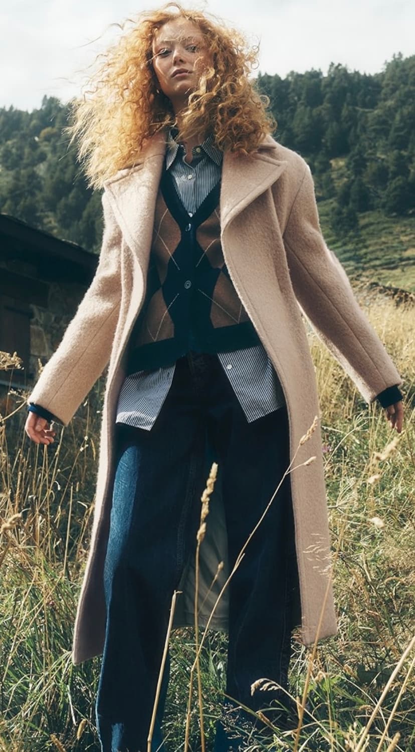 렉토 카센티노 엘라스틱 벨트 코트 상품이미지3