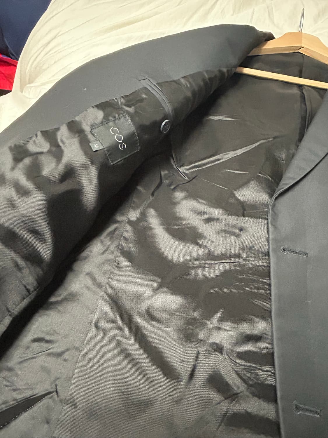 COS 남성 블랙 수트 셋업 (50/48) 상품이미지5