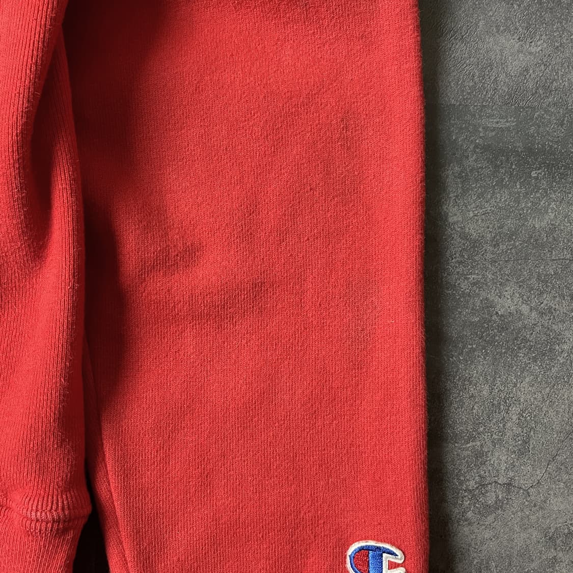 CHAMPION 챔피온 리버스위브 레드 액션 패널 후드티 A00372 상품이미지5