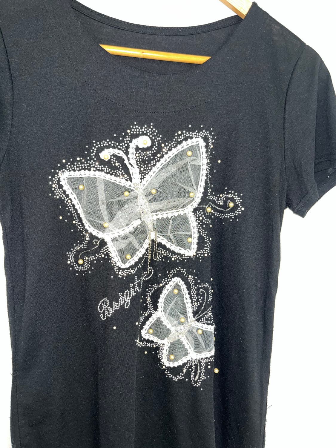 다크페어리 글리터 큐빅 반팔 티셔츠 상품이미지5