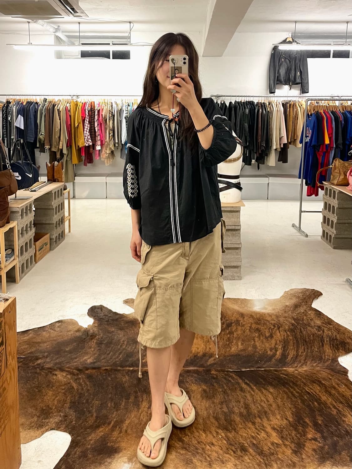BEAMS ethnic tunic blouse 상품이미지2