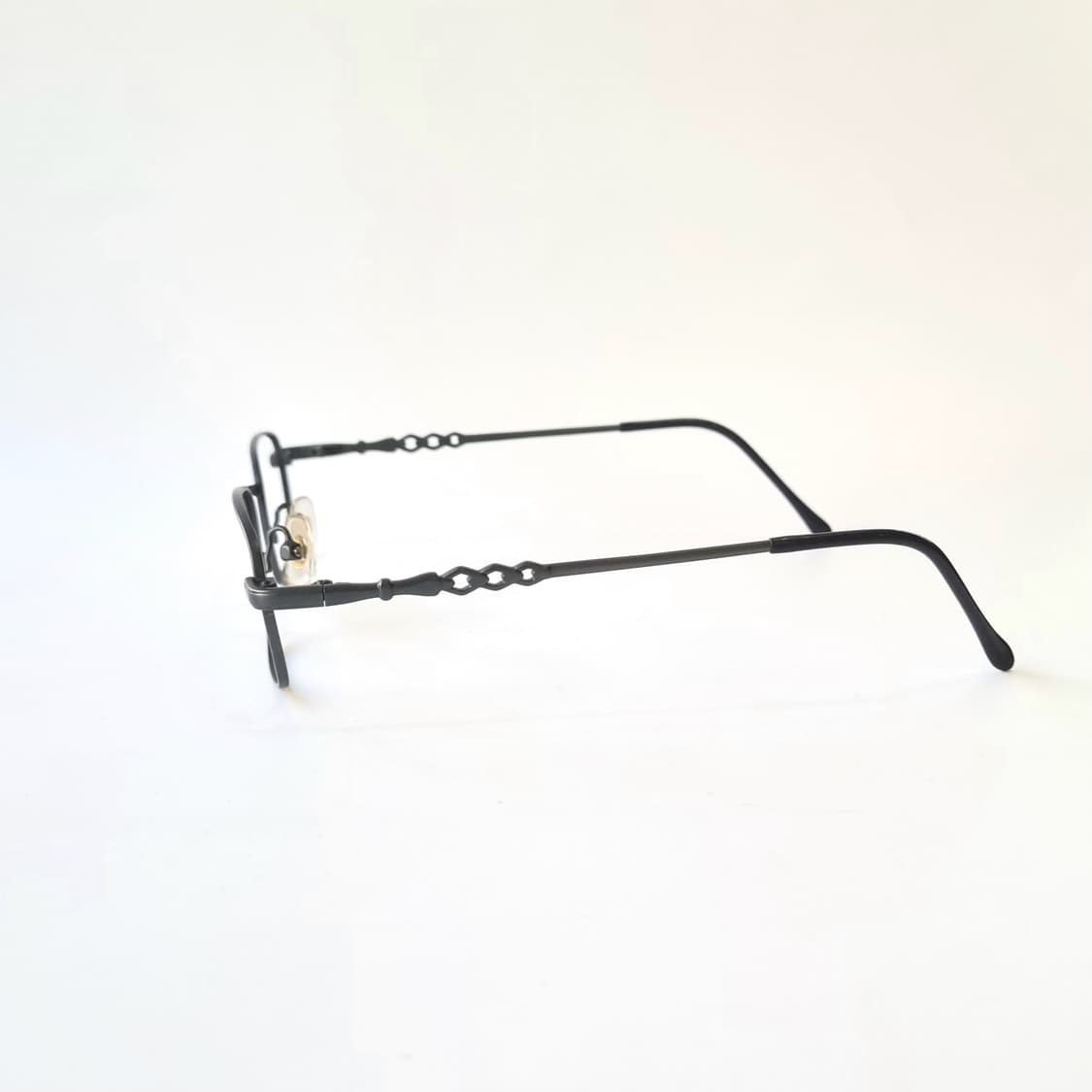 데드스탁 건메탈 그레이 사각 레트로 안경테 378 상품이미지4