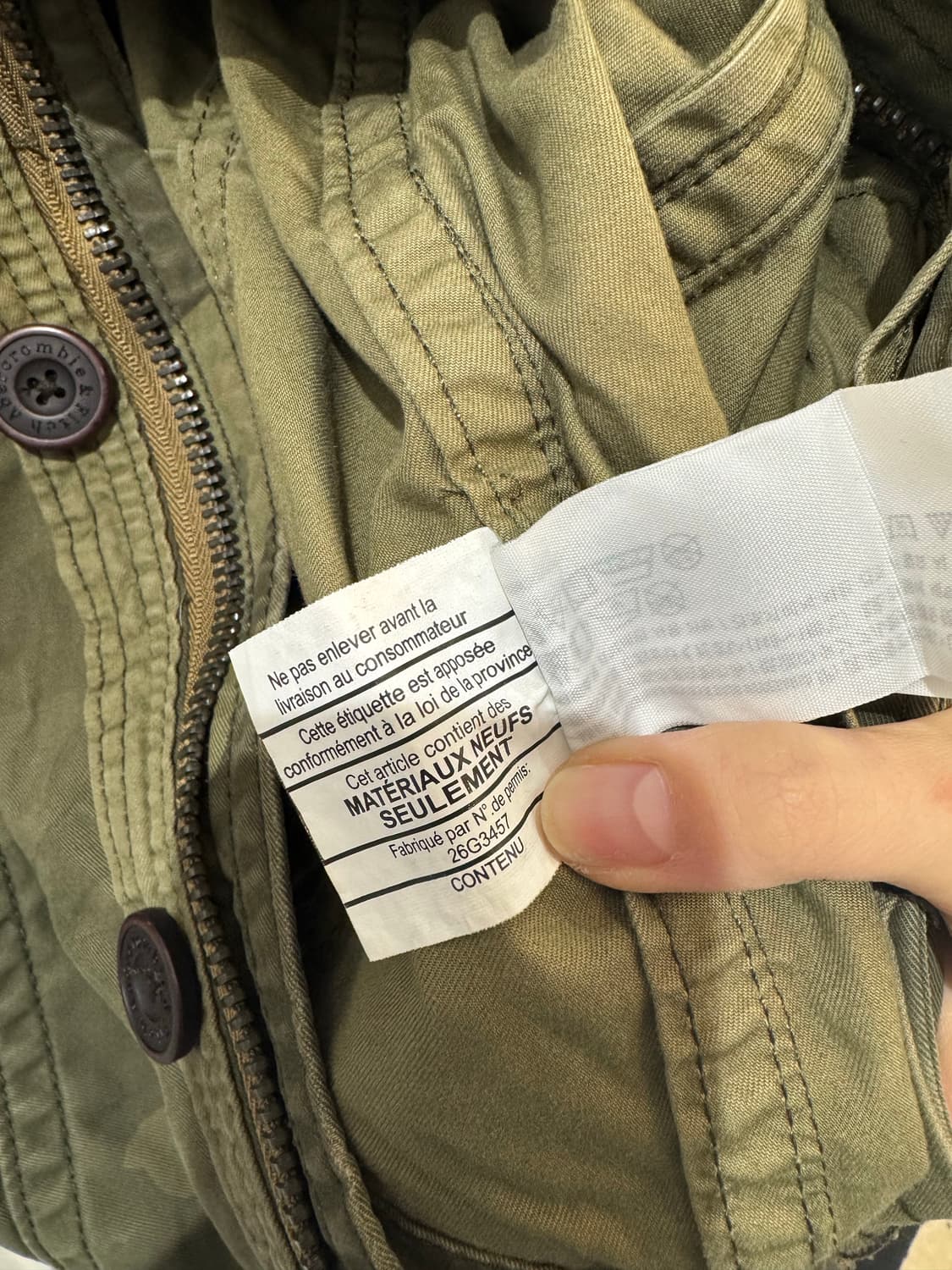 Abercrombie & Peach  bomber jacket  상품이미지7