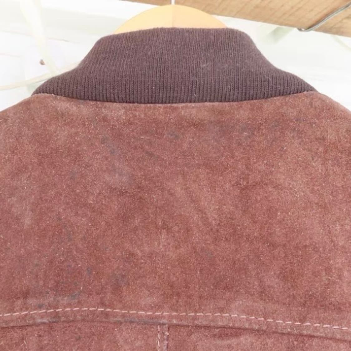  [Schott NYC] 빈티지 스웨이드 레더 자켓 327 모델 상품이미지5