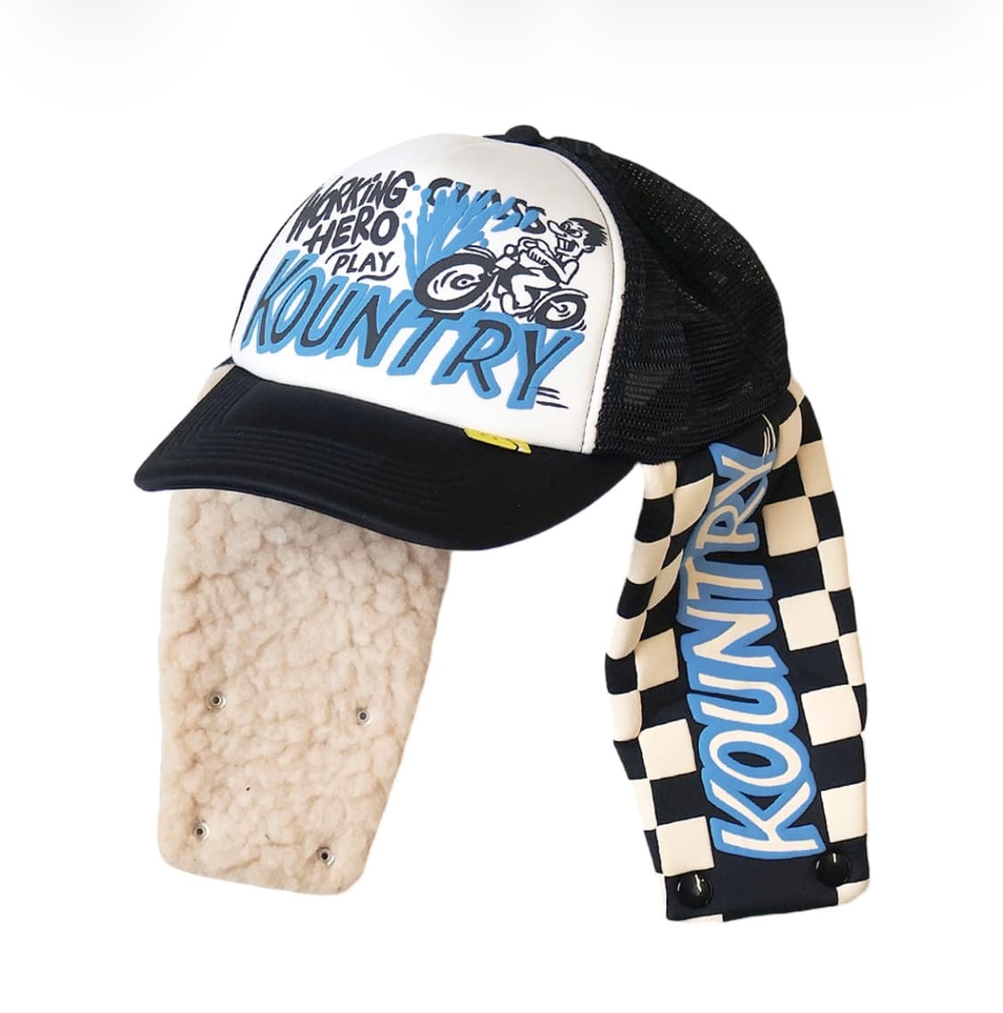 (OS)캐피탈 컨트리 레이서 럼버 트러커캡 상품이미지8