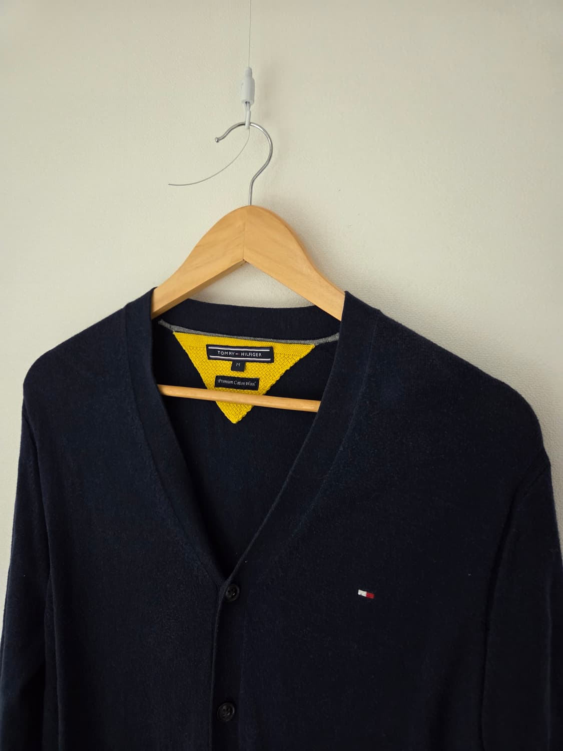 타미힐피거 프리미엄 울 네이비 가디건(100사이즈) 상품이미지4