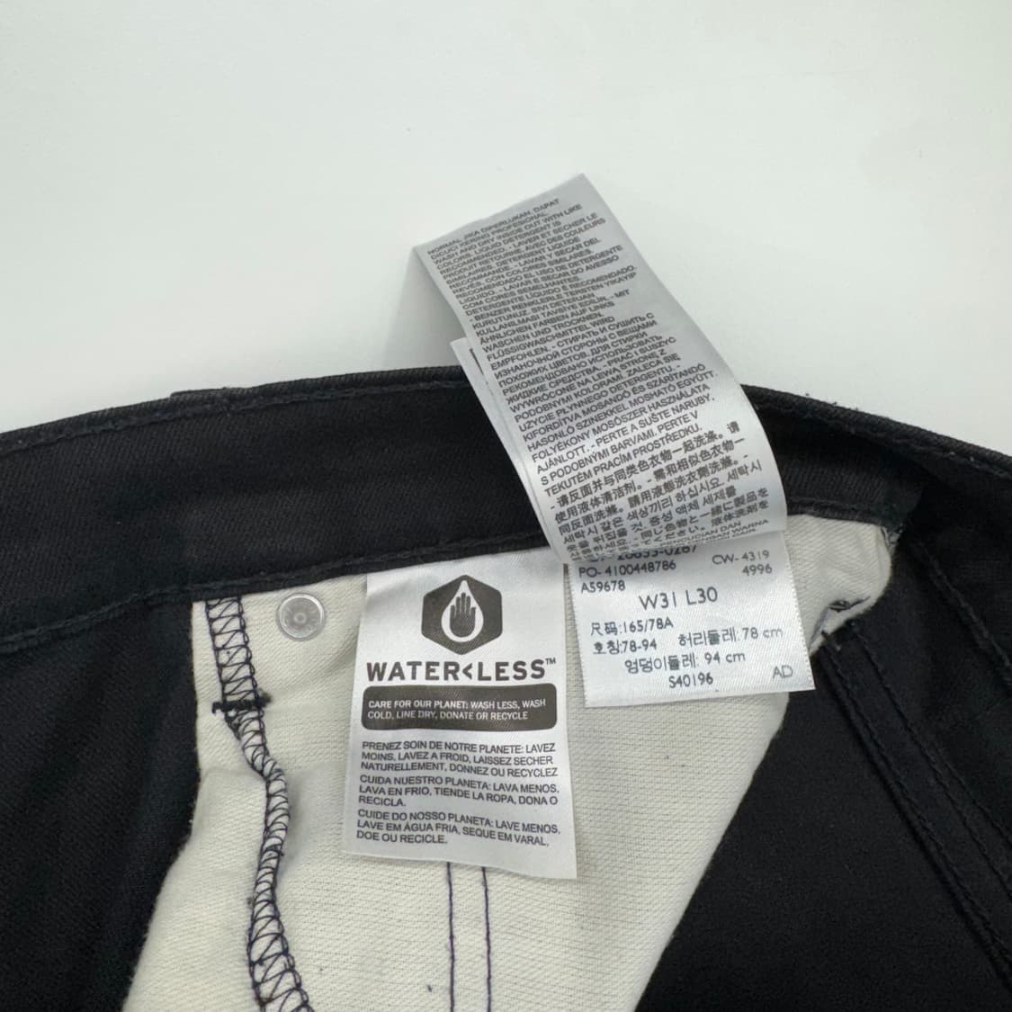 리바이스 512 슬림 블랙진 (32)   상품이미지5