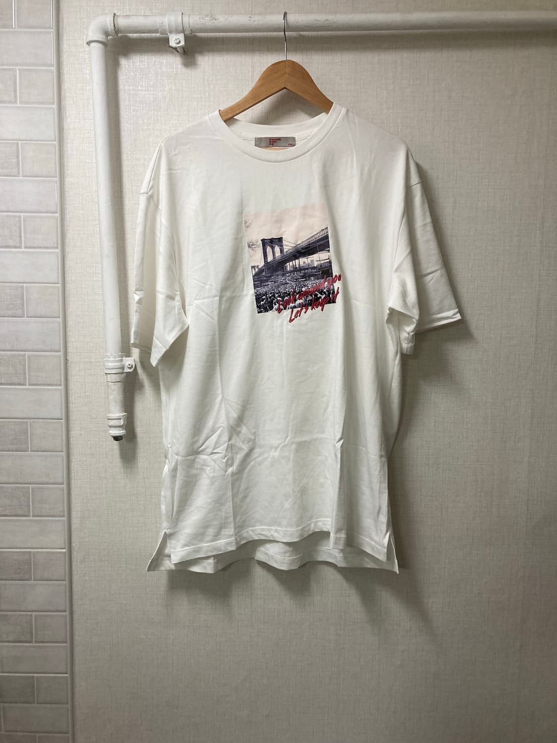 [2XL/XXL] 에잇세컨즈 반팔 티셔츠 / 화이트 상품이미지1