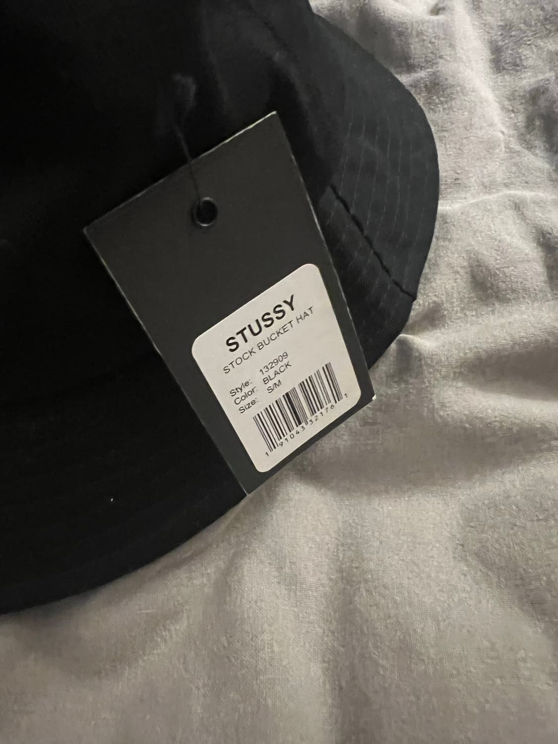 스투시 버킷햇 벙거지 검정 새제품 상품이미지3