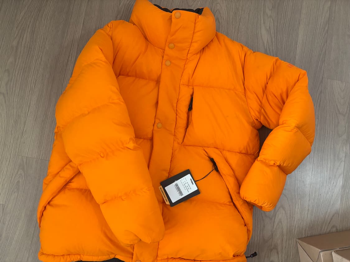 미착용 코오롱 볼륨 푸퍼 중기장 패딩 여성 오버핏 90.95 상품이미지1