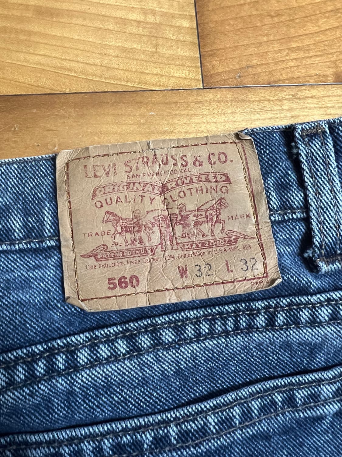 90s levi’s 560 made in usa 32x32 상품이미지5