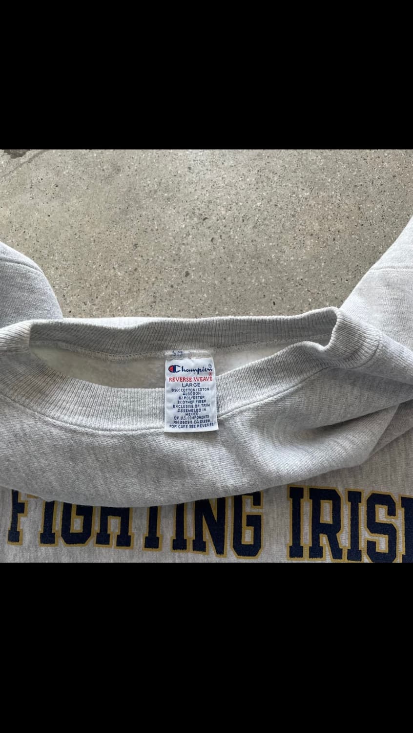 90s 챔피온 리버스위브 크루넥 [L] 상품이미지3