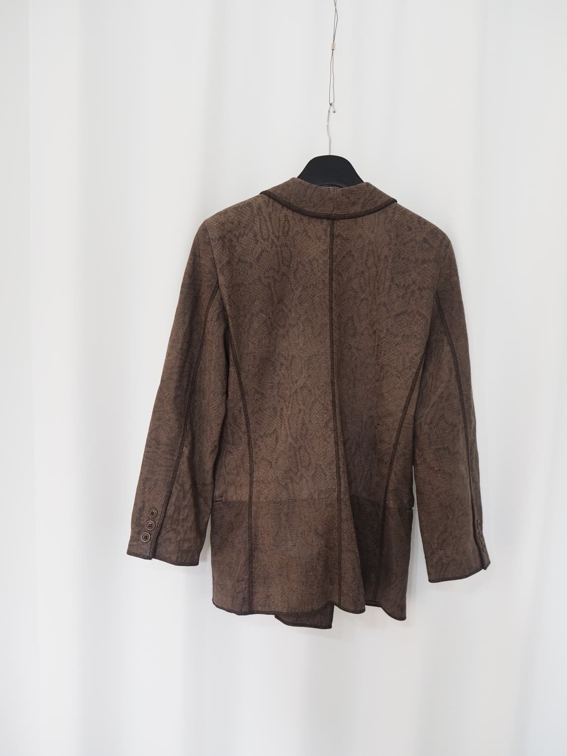 1980's GIORGIO ARMANI leather jacket  상품이미지5