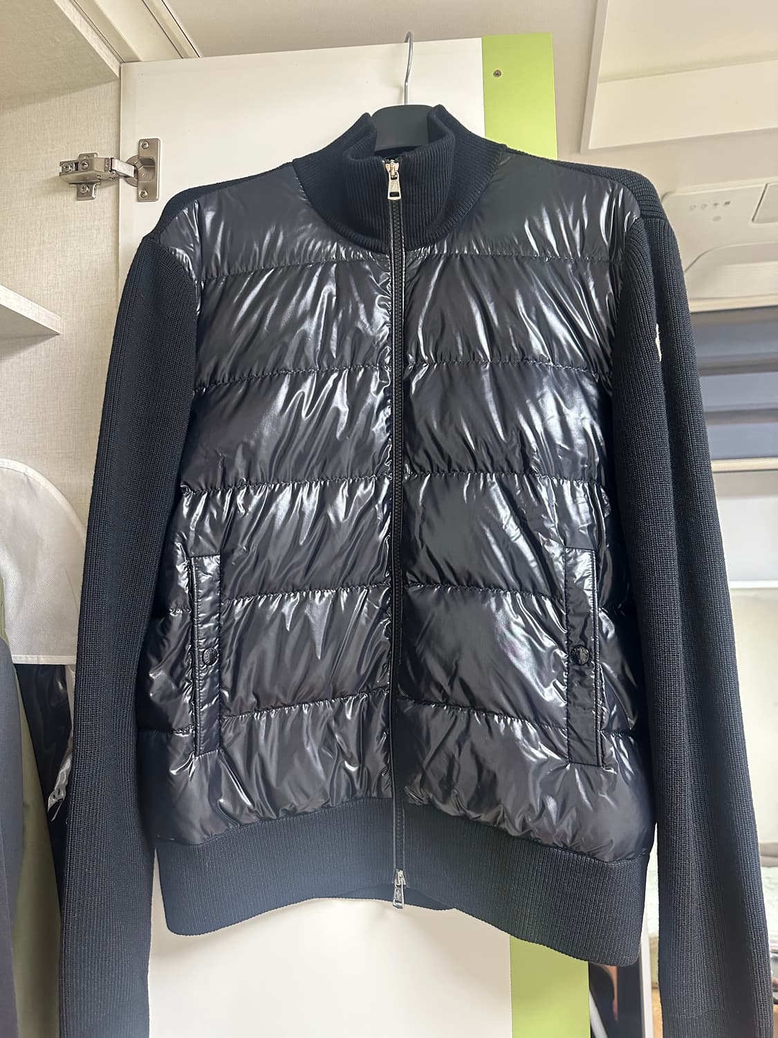 몽클레르 그래픽 패딩 울 가디건 상품이미지1