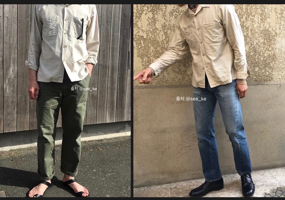피그벨 몰스킨 오픈칼라 롱슬리브 셔츠 아이보리 2사이즈 상품이미지10