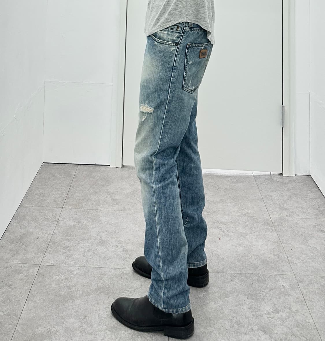 Dolce & Gabbana destroyed denim pants 상품이미지4