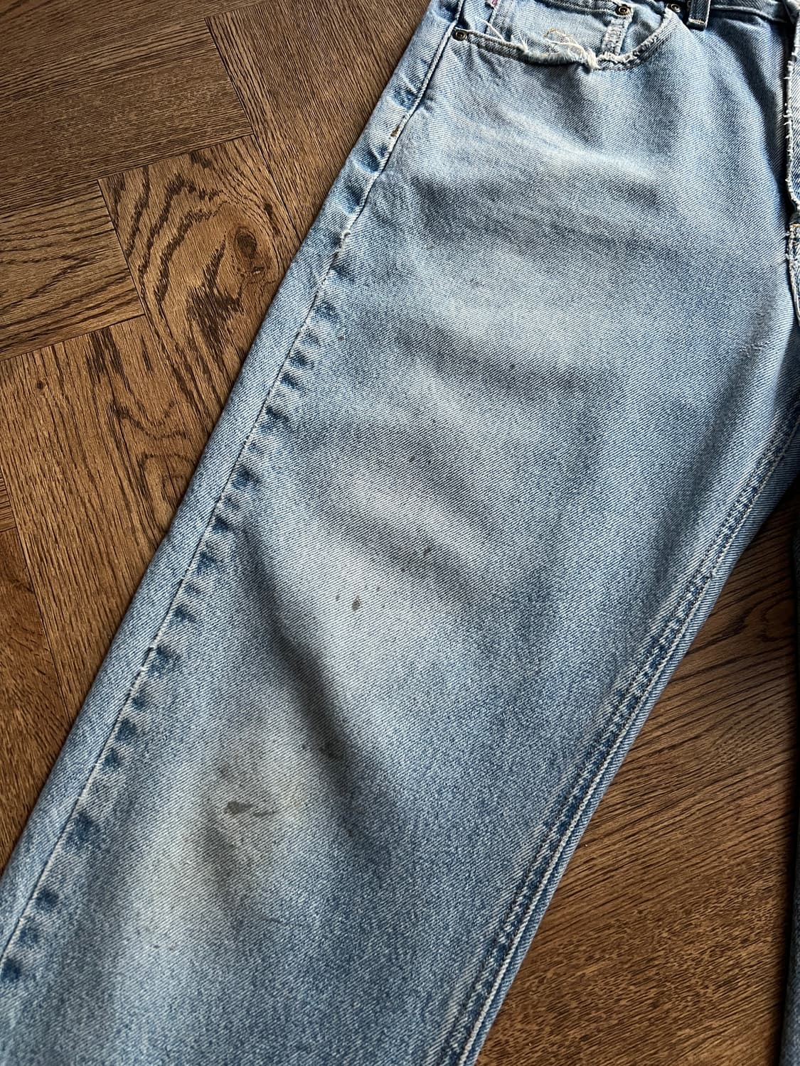 [34]칼하트 USA 빈티지 워싱 워크 데님 팬츠 상품이미지4