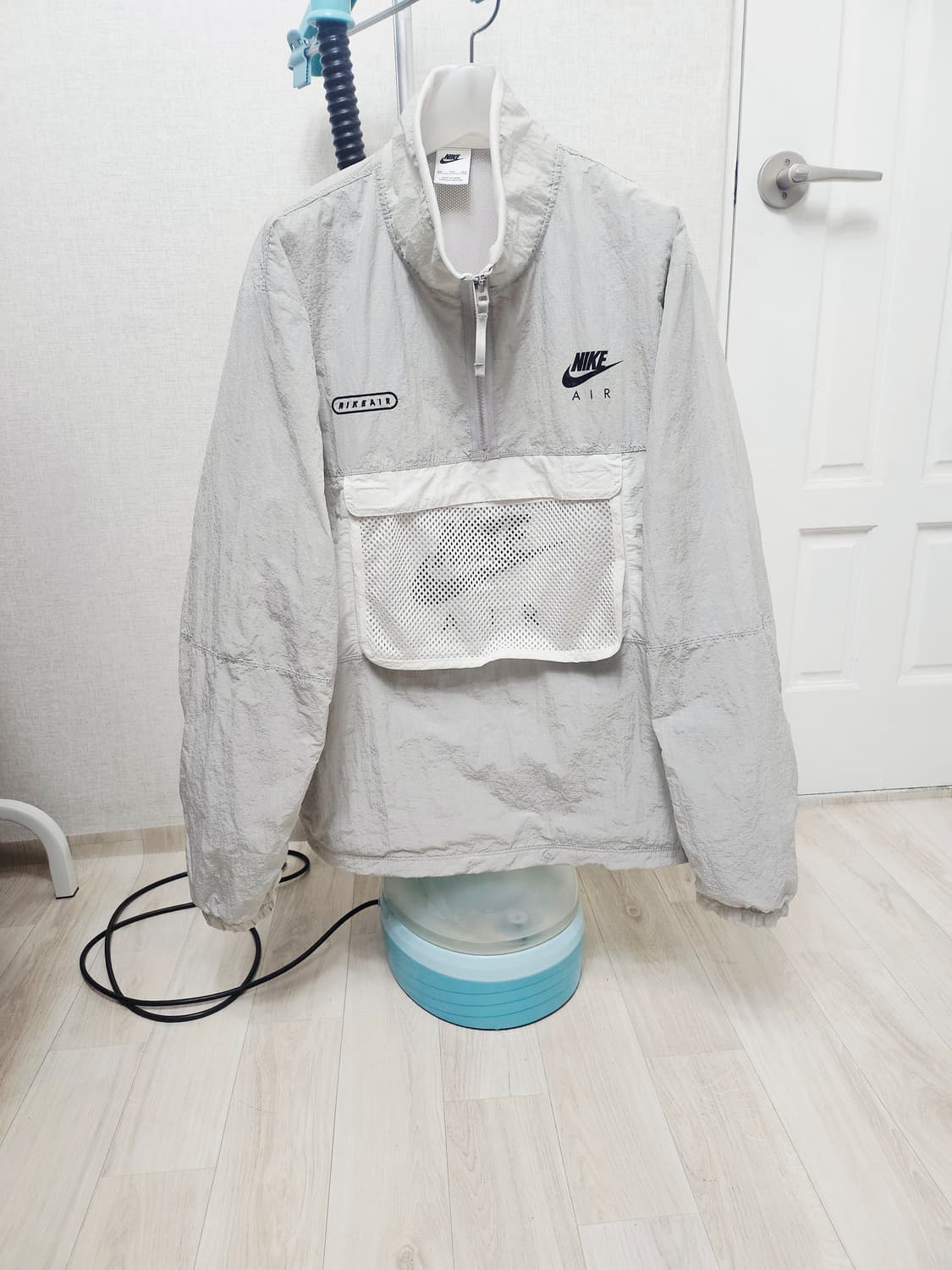 (110~115)2XL☆초대장급☆나이키 에어우븐아노락[회색그레이]바람막이 상품이미지2