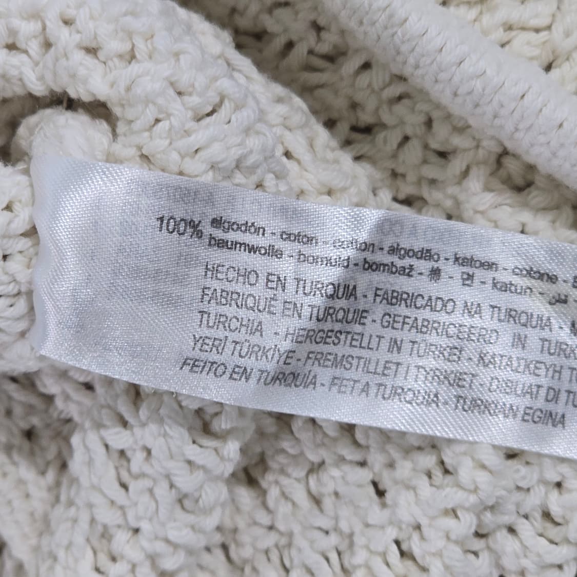 자라 아이보리 크롭 니트 긴팔 상품이미지8