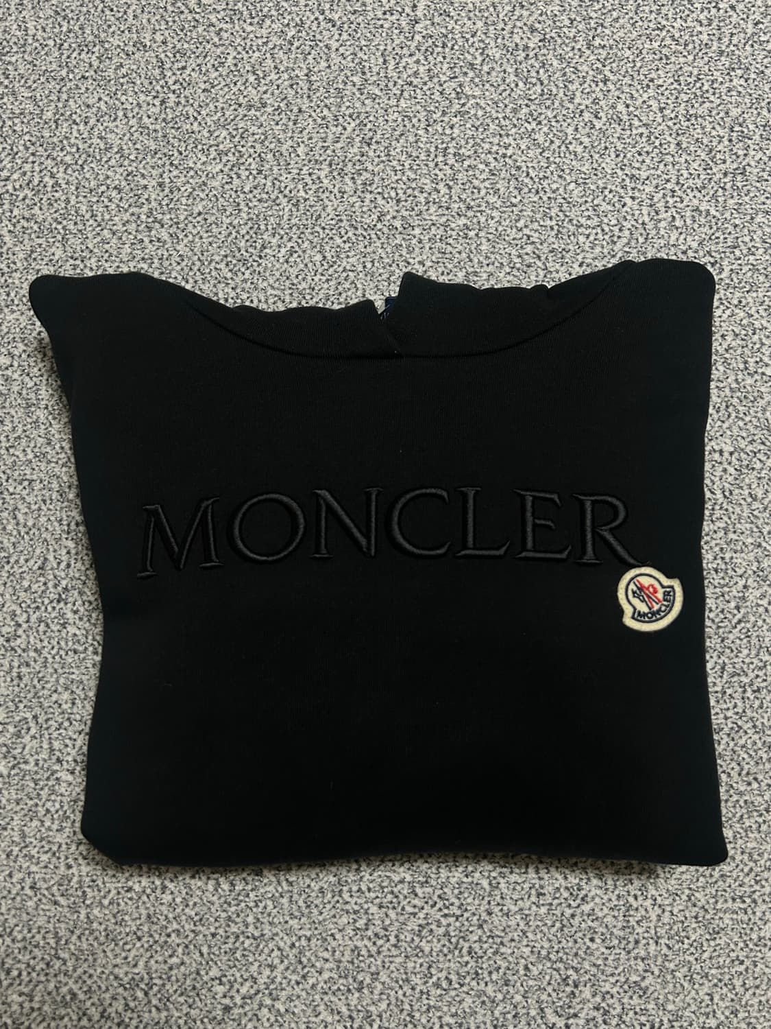 몽클레어 키즈 와펜 패치 후드 맨투맨 12A 상품이미지1