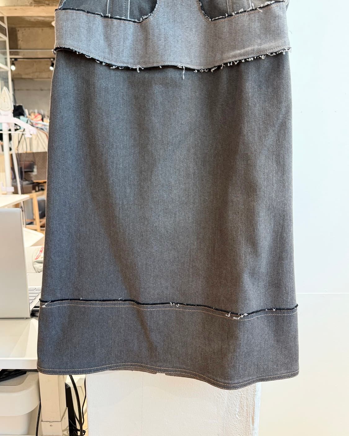 스텔라 매카트니 차콜 데님 원피스  상품이미지4