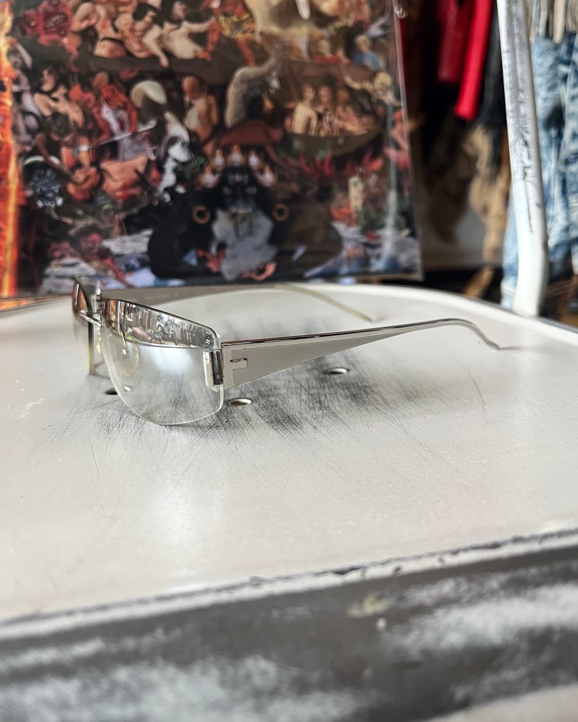 90-00s Old FENDI Rimless Sunglass 상품이미지6
