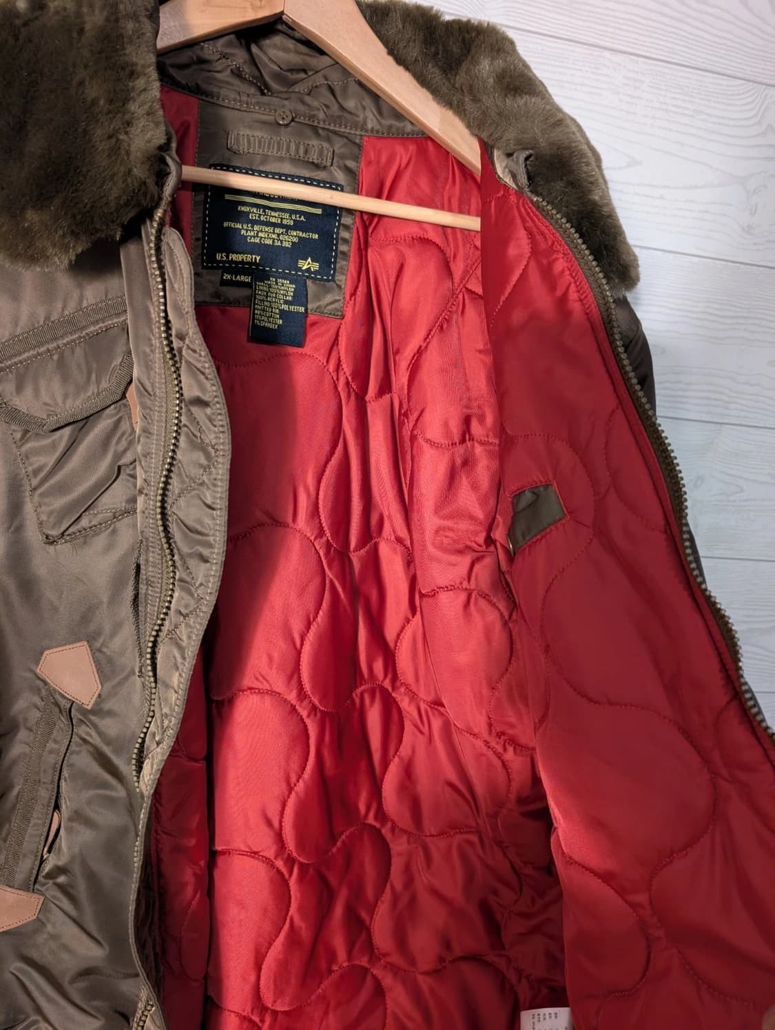  알파 인더스트리 플라이어스 재킷 봄버 브라운 상품이미지8