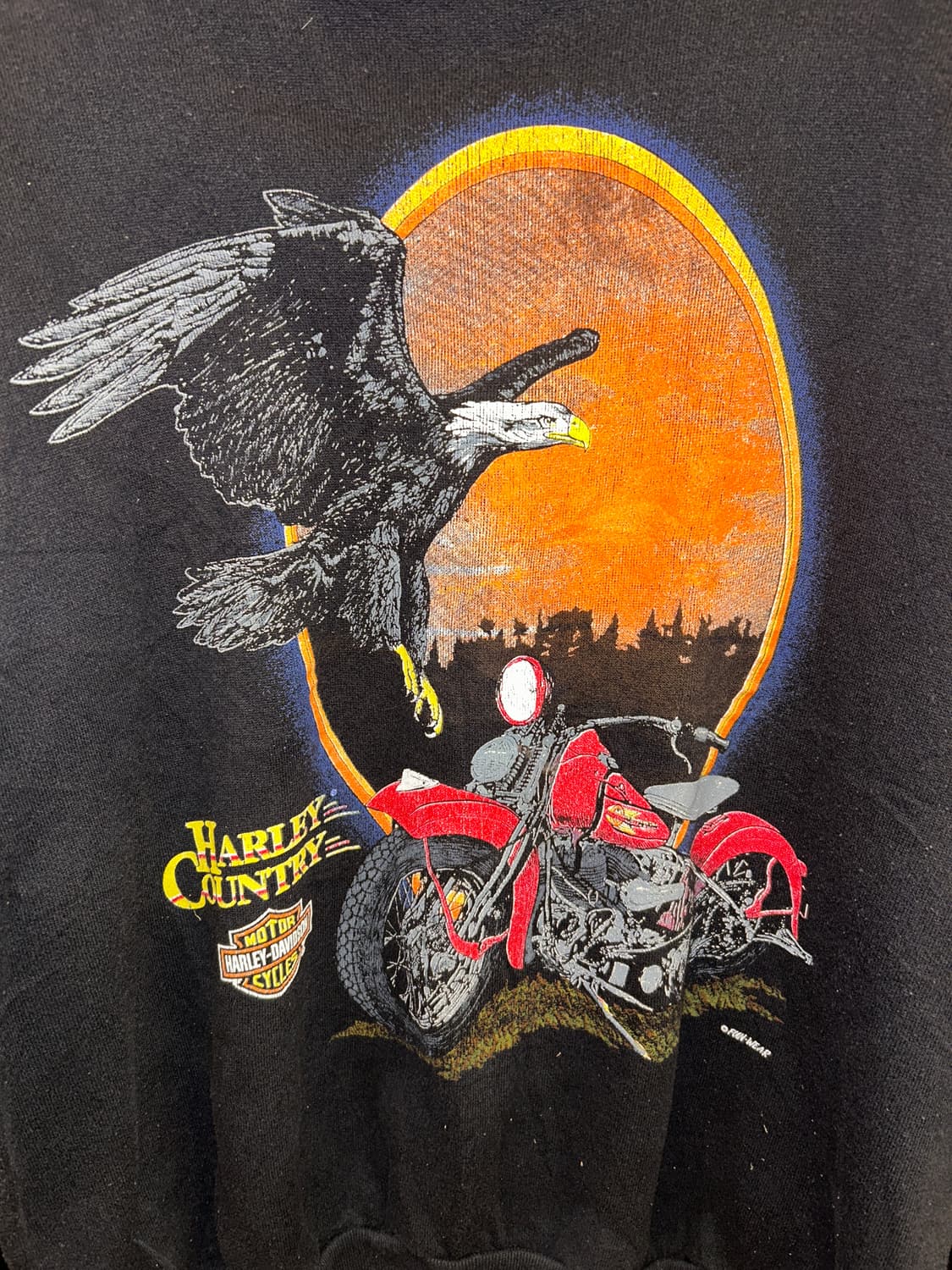 Harley Davidson 이글 프린팅 맨투맨 상품이미지3