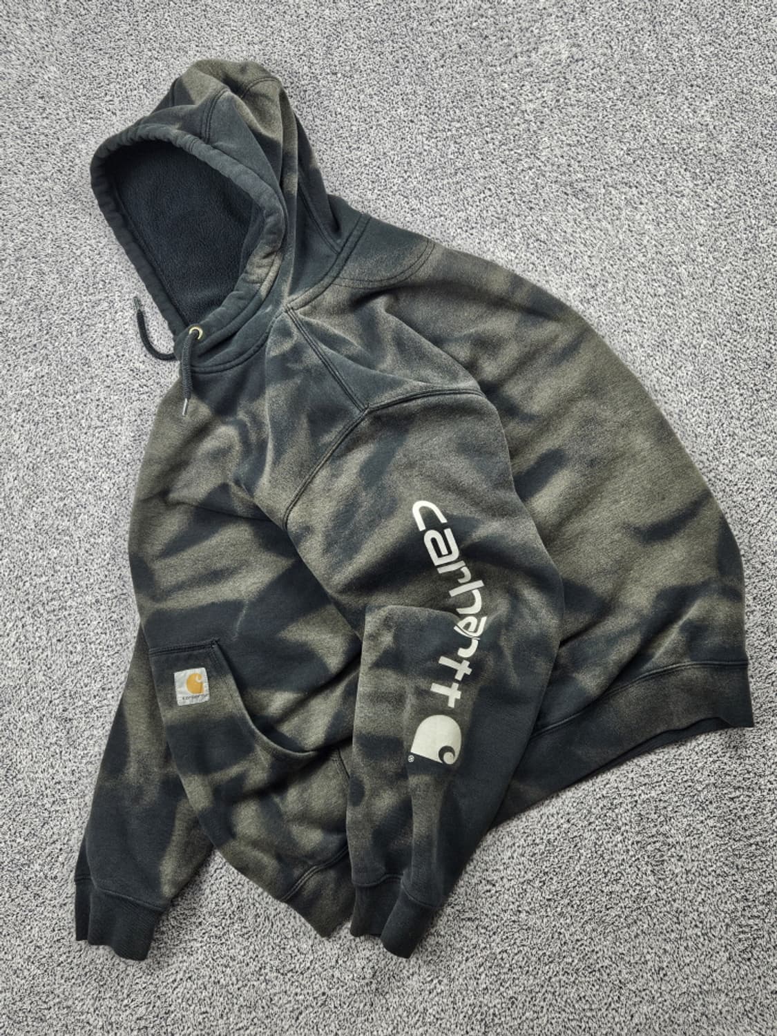 칼하트 다잉 워시드 커스텀 스웻 후드 티셔츠 ( L ) / 10134 상품이미지4