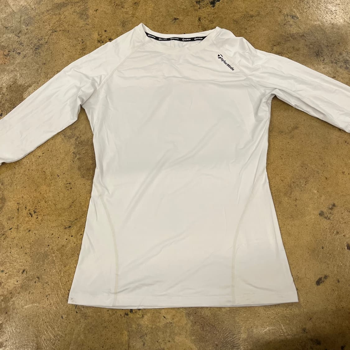 [정품/L] 테일러메이드 골프웨어 긴팔티 화이트 b17 상품이미지3