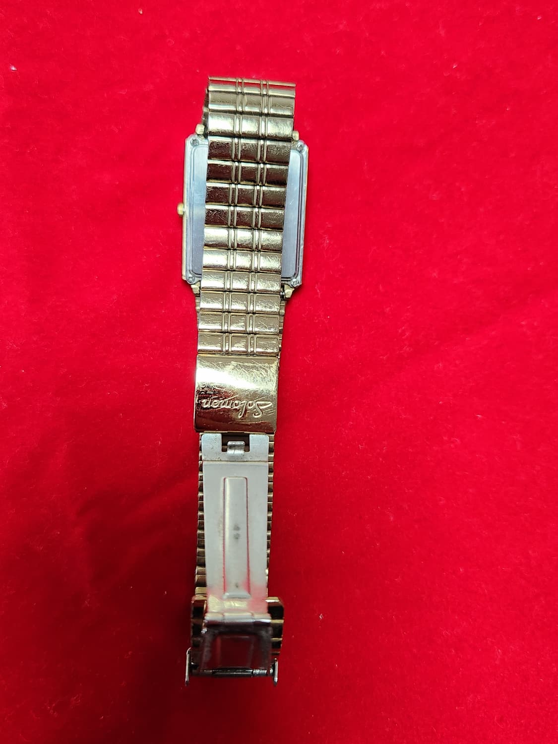 빈티지 Solomon 쿼츠 사각 시계 상품이미지2