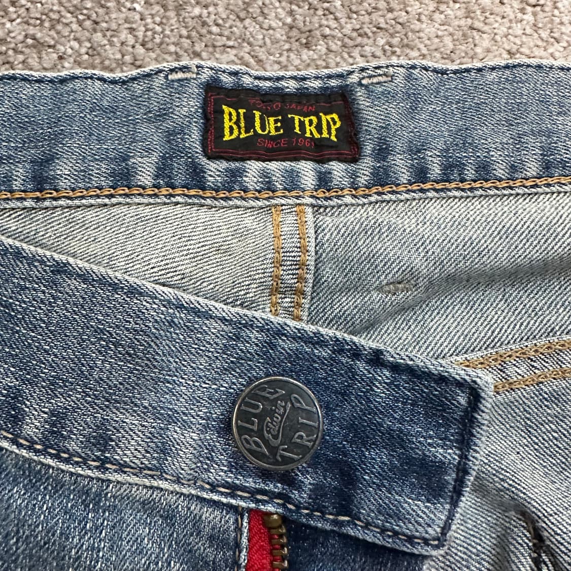 에드윈 블루트립 연청 웨스턴 데님 팬츠(32) 상품이미지6