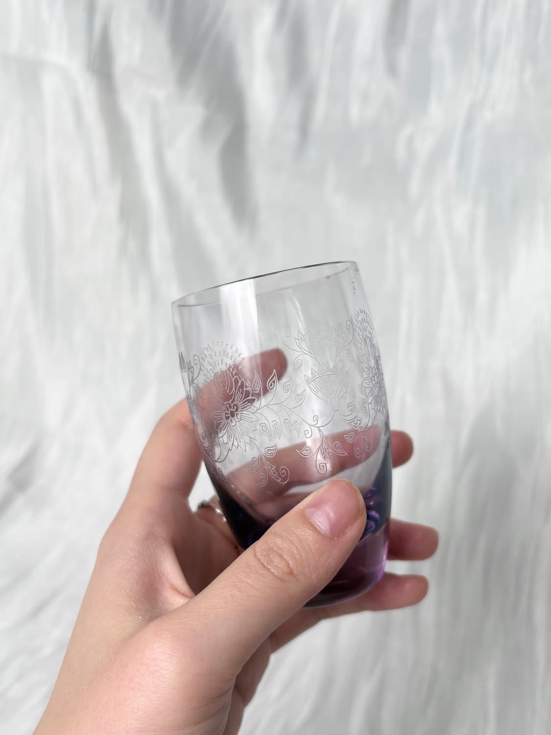 🔮Amethyst Floral Etched Tumbler 상품이미지2