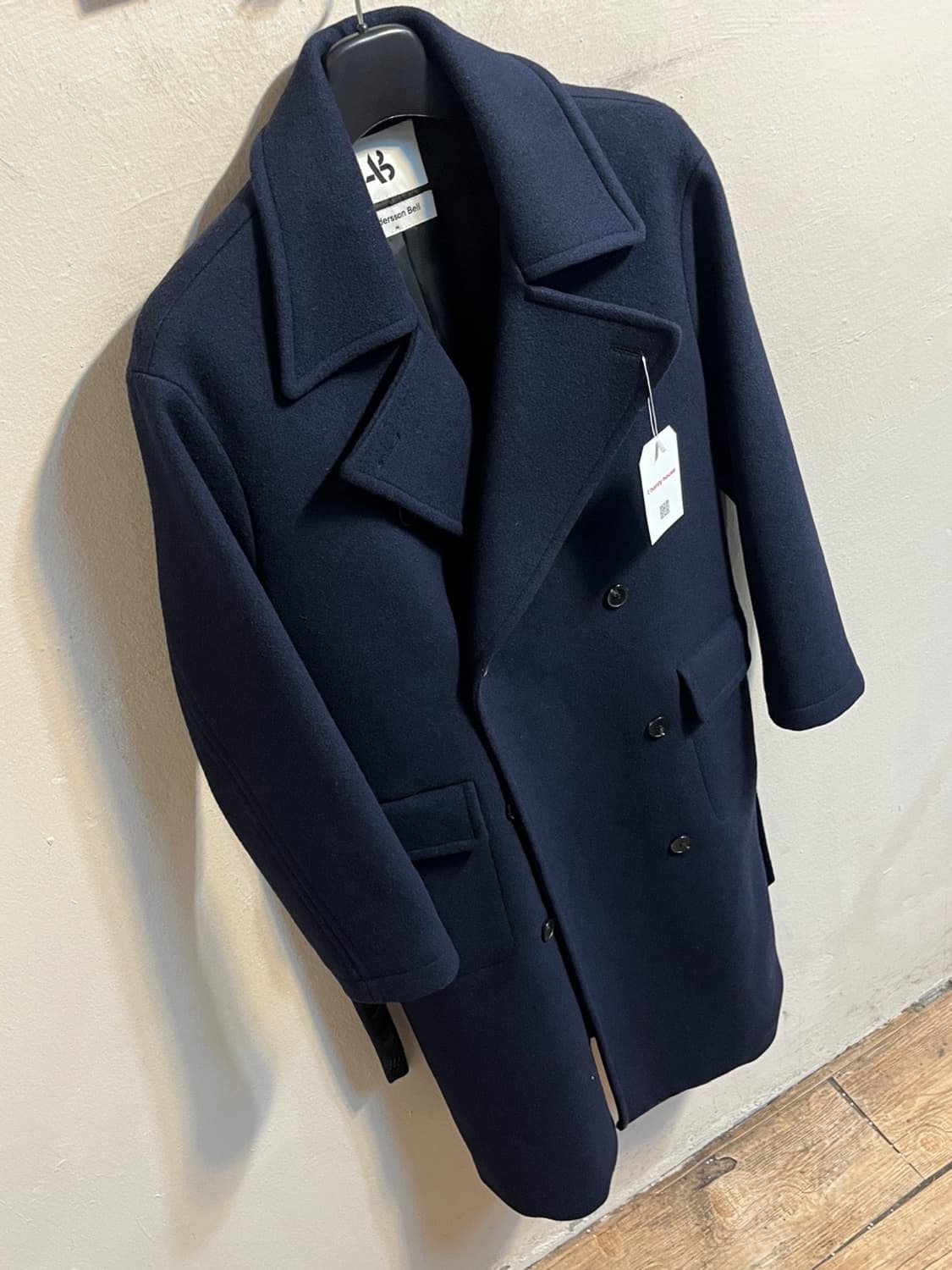 앤더슨 벨 울 더블 브레스티드 코트 상품이미지3