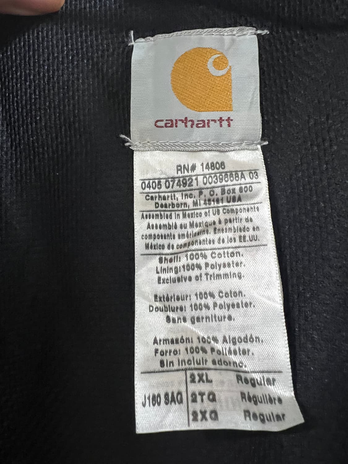 [2XL] 칼하트 00's J160 SAG 세이지 그린 액티브 자켓 상품이미지4