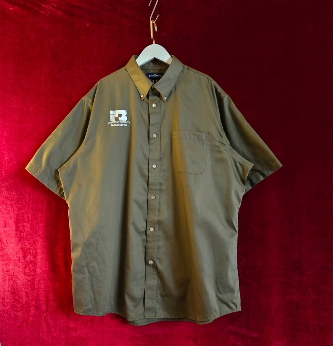 The Outfitters  카키 반팔 워크 셔츠 상품이미지1